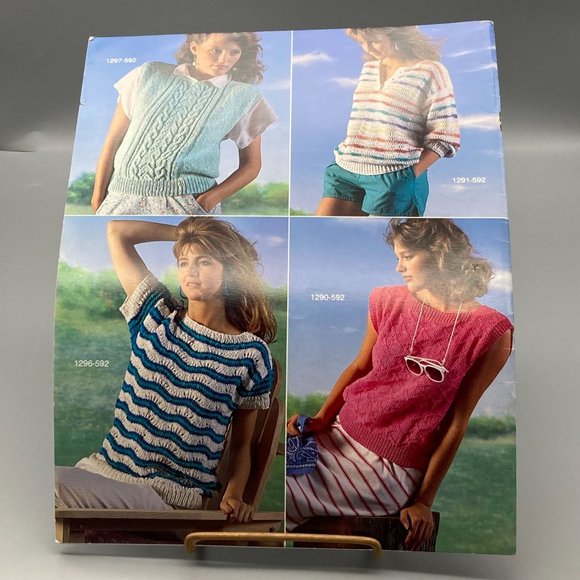 Vintage Bernat Handicrafter Pattern Magazine, Book 592 Cotton Club, Knit Crochet - Picture 2 of 2